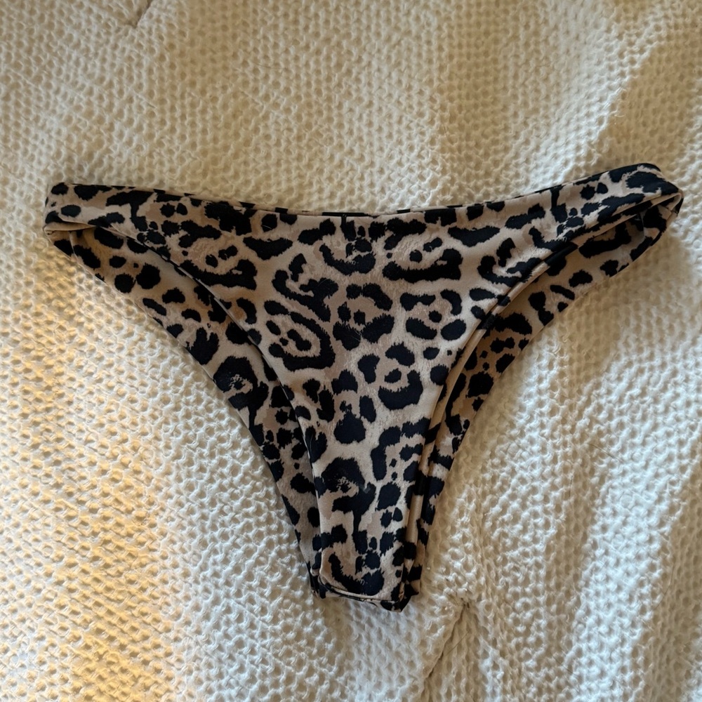 Leopard Print Bikini Bottoms